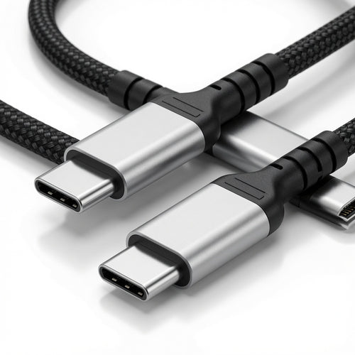 Braided USB-C to USB-C Cable 3-Pack – Available in 0.3m / 0.5m / 1m / 2m