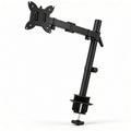 Black Adjustable Monitor Arm with Desk Clamp – VESA 75×75 / 100×100 mm