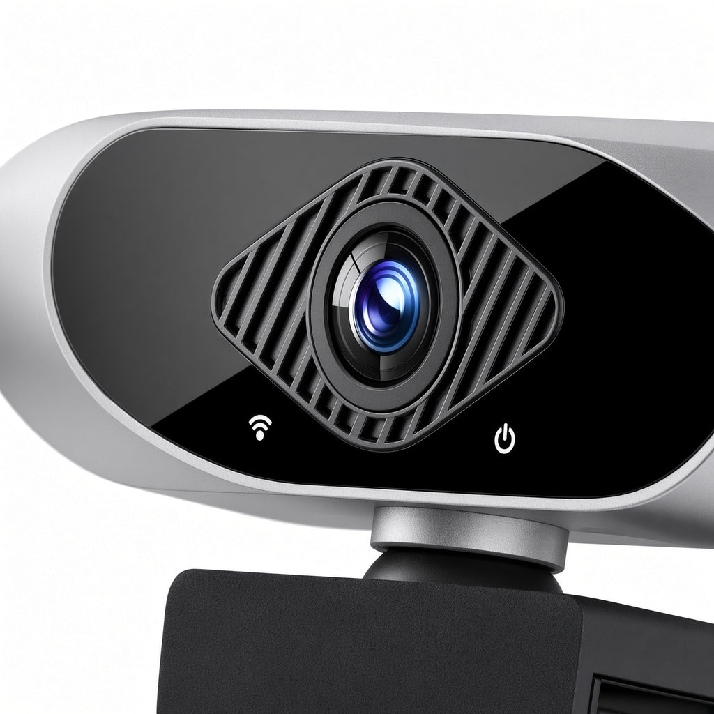 1080P USB Webcam with Built-in Microphone and Clip Mount